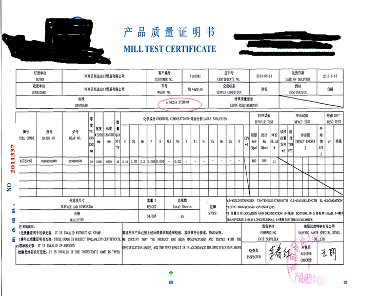 A572 Grade 65 HSLA steel plate-you will like it