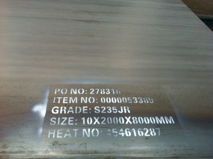 EN10025 S235JR steel plates/sheets with 20℃ impact test