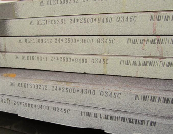 345C low-alloy high-strength steel plates to standard GB/T1591